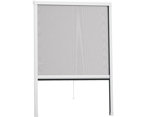 Moustiquaire store à enrouleur pour fenêtre en aluminium home protect easyHOLD blanc 160x170 cm