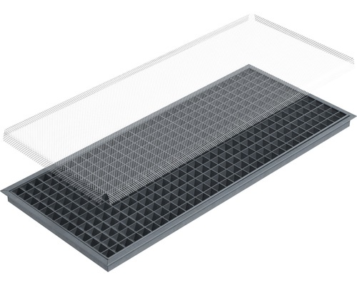 Évacuation de gouttière avec panier pare-feuilles
