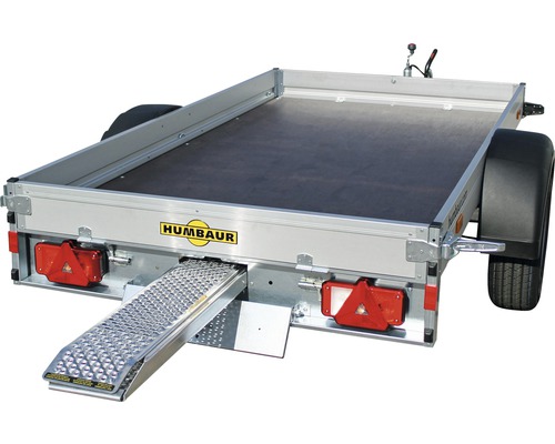 Remorque Humbaur avec rampe d''accès