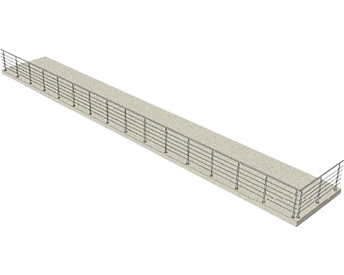 Illustration d''une passerelle avec garde-corps.