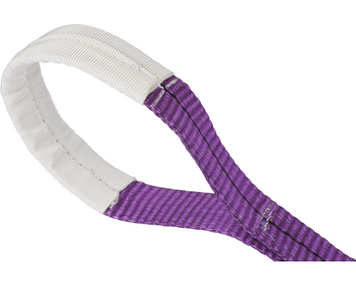 Sangle De Levage 3 Cm X 3 M - Capacité 1000 Kg - Pour Déménagement, Remorquage, Chantier - Violet, Boucles Plates