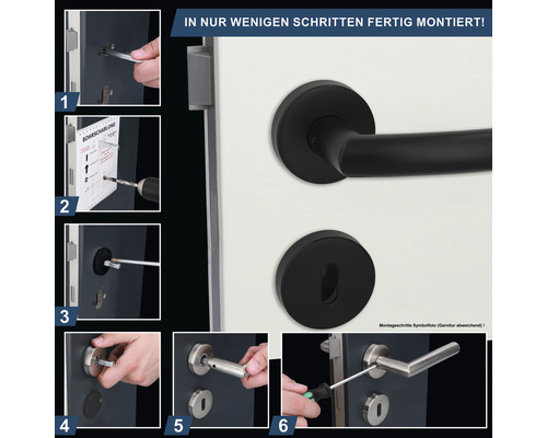 Anleitung zur Montage einer Türgarnitur in wenigen Schritten