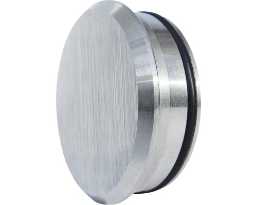Runder Stopfen aus Metall mit Dichtung