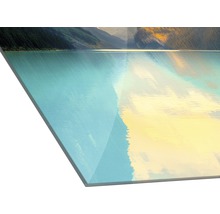Acrylglasbild mit Bergsee-Motiv