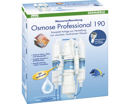 Système de traitement de l''eau Dennerle Osmose Professional 190 en carton