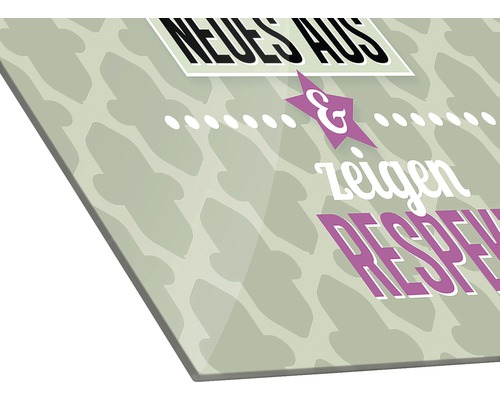 Panneau décoratif avec le texte Nouveautés de et montrer le respect