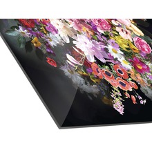 Blumenstillleben auf Glas