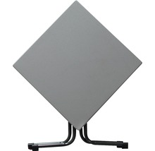 Table pliante carrée avec cadre en acier
