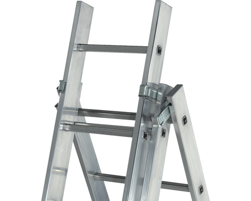 Detailansicht einer Aluminiumleiter