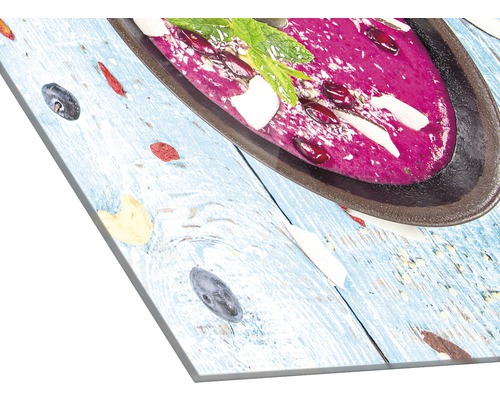 Acrylglasbild mit Suppenmotiv
