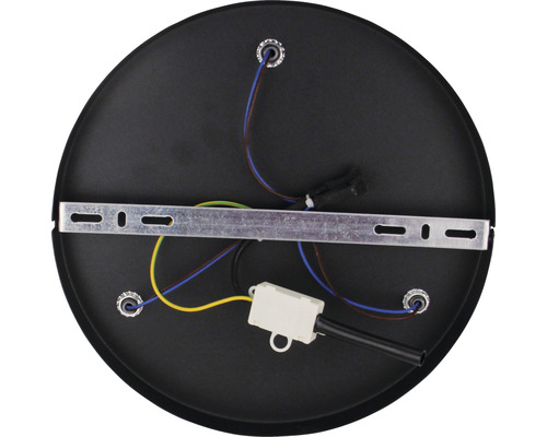 Montage de plafonnier avec câbles et matériel de fixation