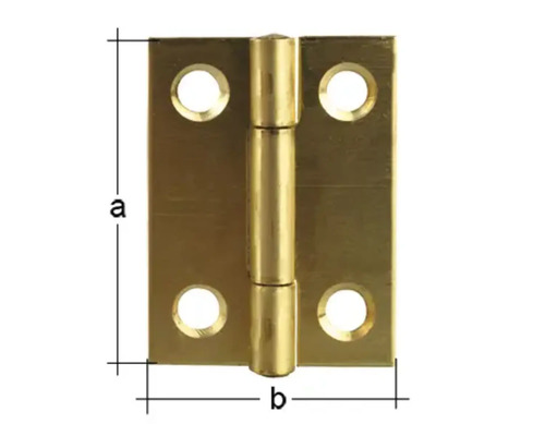 Abmessungen eines Scharniers zur Verwendung im Bauwesen