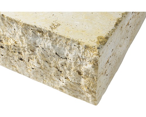 Détail d''une plaque de travertin