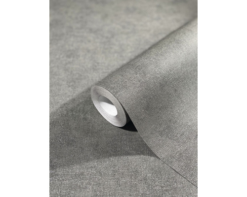 Graue Textiltapete auf Rolle