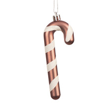 Zuckerstangen-Christbaumschmuck mit Streifen