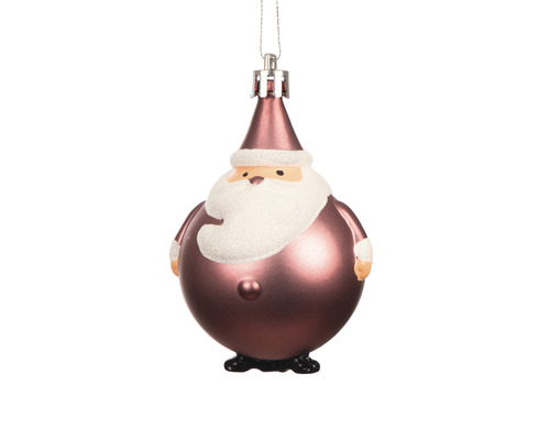 Weihnachtskugel Weihnachtsmann zum Aufhängen