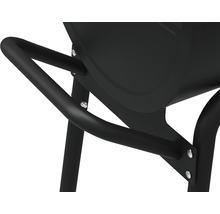 Barbecue au charbon de bois Tenneker® TC-Drum II 71,7 x 56,5 x 107, 9 cm anthracite