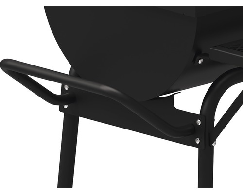 Vue détaillée d''un chariot de barbecue avec poignée