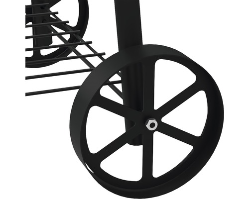 Roue d''un chariot de barbecue