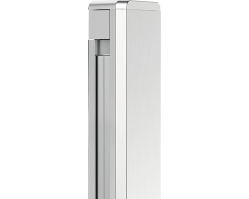 Meuble de salle de bains blanc et étroit avec compartiment