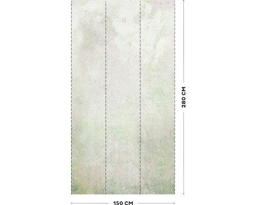 Papier peint photo avec motif abstrait et dimensions 280 cm x 150 cm.