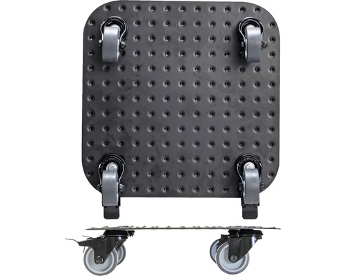 Werkstattrollbrett mit vier Rädern