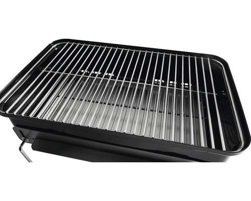 Tragbarer Grill mit Grillrost aus Metall