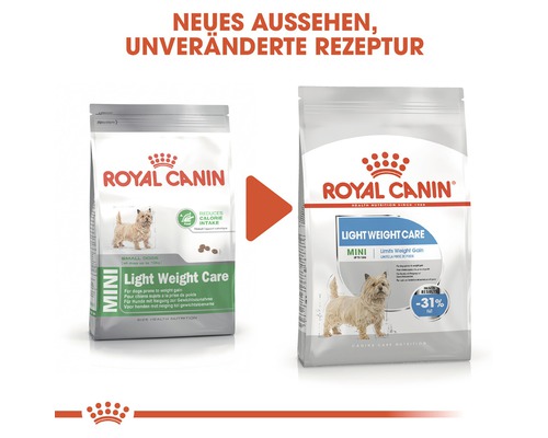 Royal Canin Light Weight Care Hundefutter für kleine Hunde, neue Aufmachung, unveränderte Rezeptur