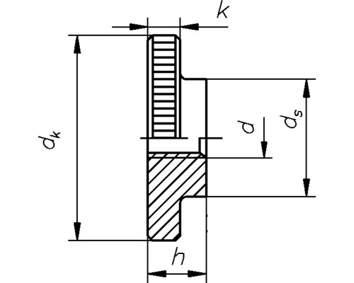 Dessin technique d''une pièce de machine avec cotation