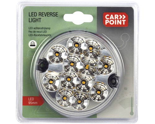 LED Rückfahrleuchte mit 95 Millimeter Durchmesser in Verpackung