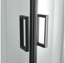 Komplettduschkabine Sanotechnik Epic 1 CL50 900x900 mm schwarz