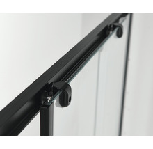 Komplettduschkabine Sanotechnik Epic 1 CL50 900x900 mm schwarz