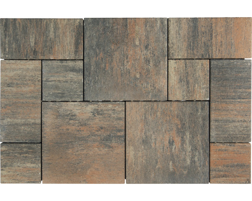 Pavés autobloquants de différentes tailles