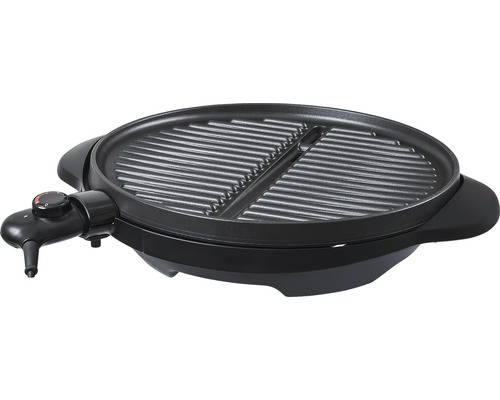 Elektrischer Tischgrill mit gerillter Grillfläche
