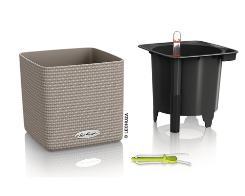 Pflanzgefäss mit Bewässerungssystem und Wasserstandsanzeige