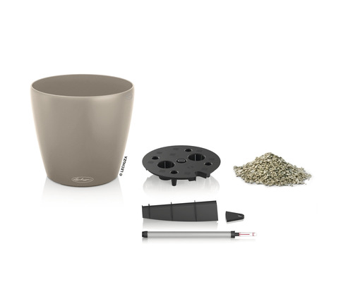 Lechuza Classico 21 Set complet comprenant pot, insert, substrat de terre et système d''irrigation