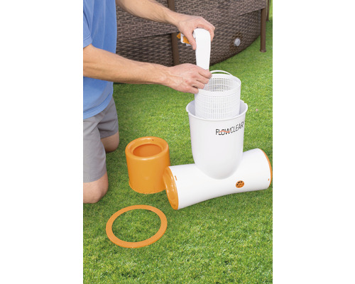 Image de la structure d''une pompe de filtration de piscine de la marque Flowclear