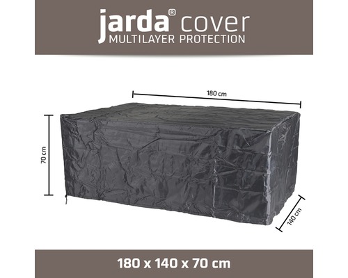 Housse de protection pour mobilier de jardin, 180 x 140 x 70 centimètres