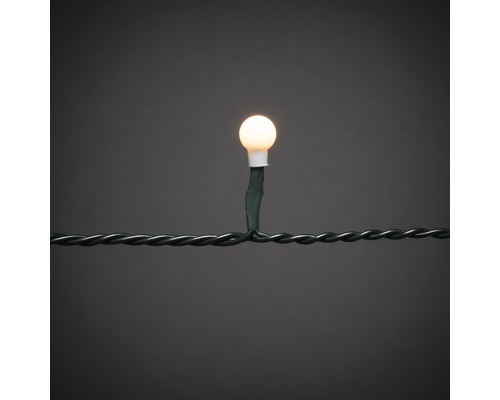 Lichterkette mit runder Glühbirne