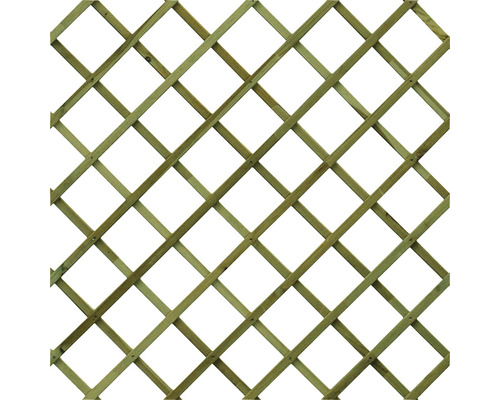 Treillis carré en bois