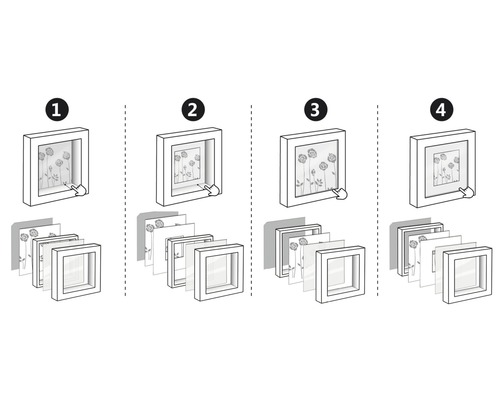Instructions d''utilisation d''un cadre photo