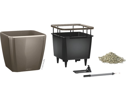 Pot de fleurs Lechuza Classico 21 avec système d''irrigation et accessoires