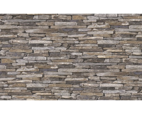 Steinmauer Tapete mit horizontalen Steinen