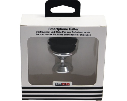 Smartphone Halter mit Saugnapf in Verpackung