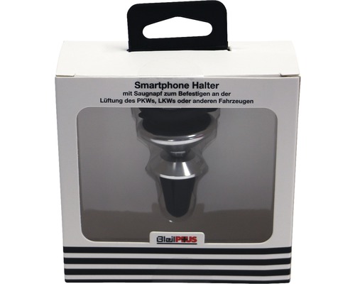 Smartphone Halterung mit Saugnapf in Verpackung