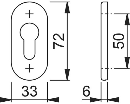 Dessin technique d''un dispositif de suspension avec dimensions