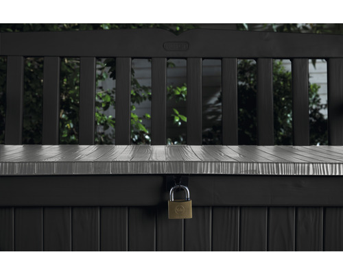 Coffre de jardin avec cadenas