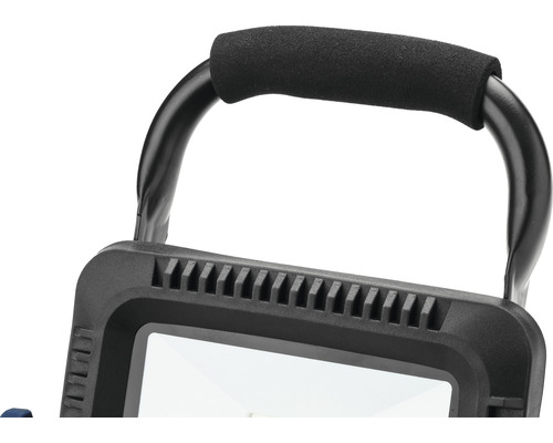 Vue détaillée d''une lampe à main avec poignée