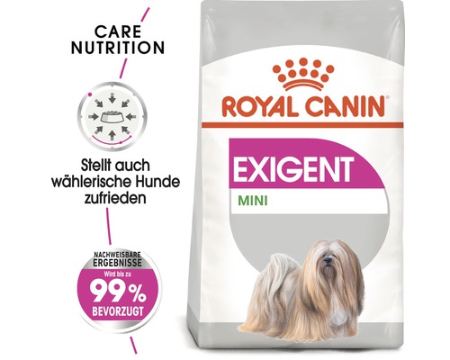 Royal Canin Exigent Mini Hundetrockenfutter Verpackung