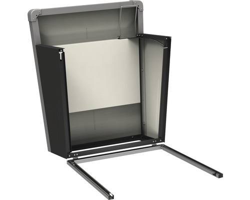 Boîte aux lettres ouverte pour montage mural